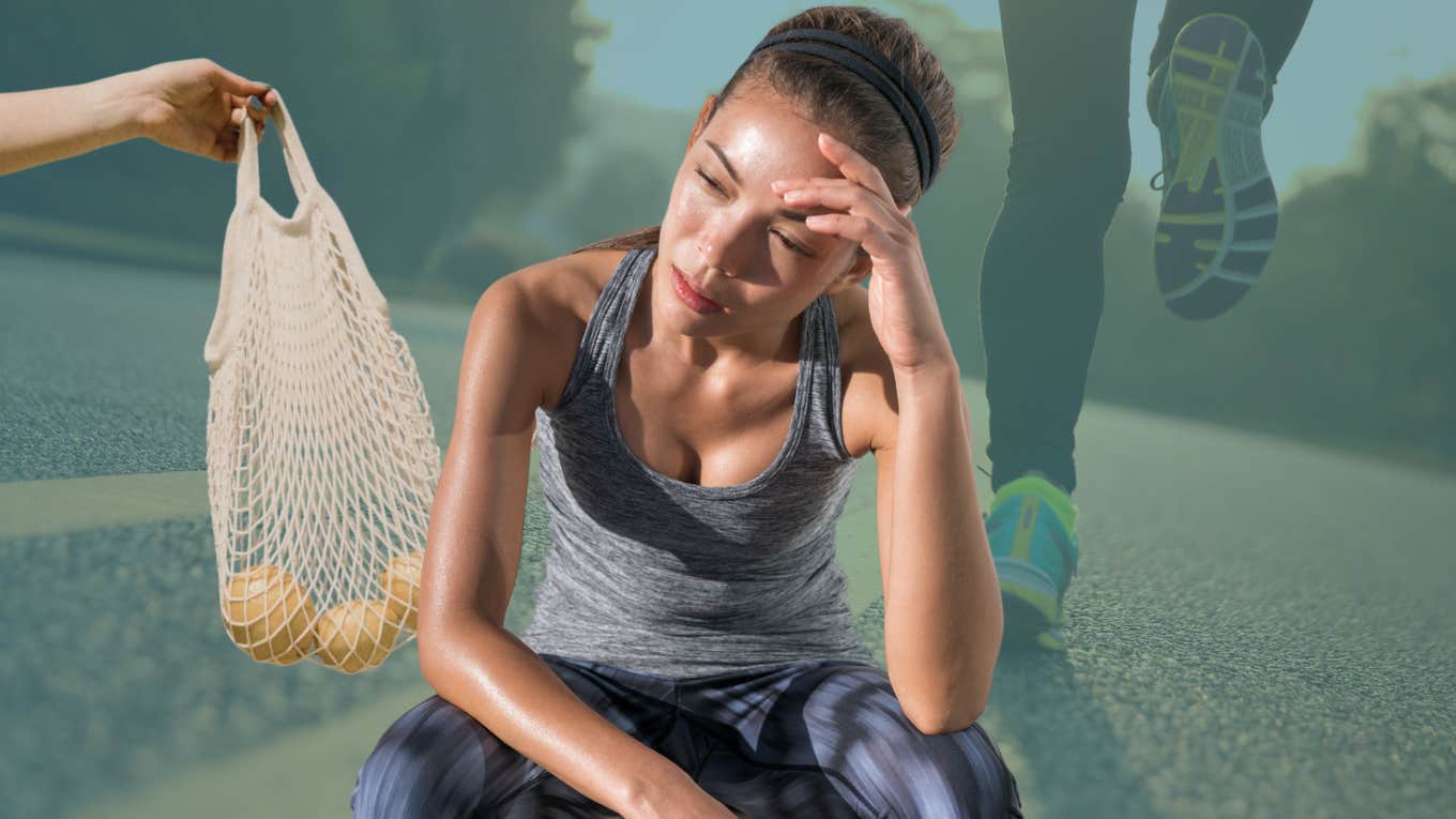 Orthorexia: How Pursuing A ‘Healthy’ Lifestyle Almost Killed Me Woman running excessively
