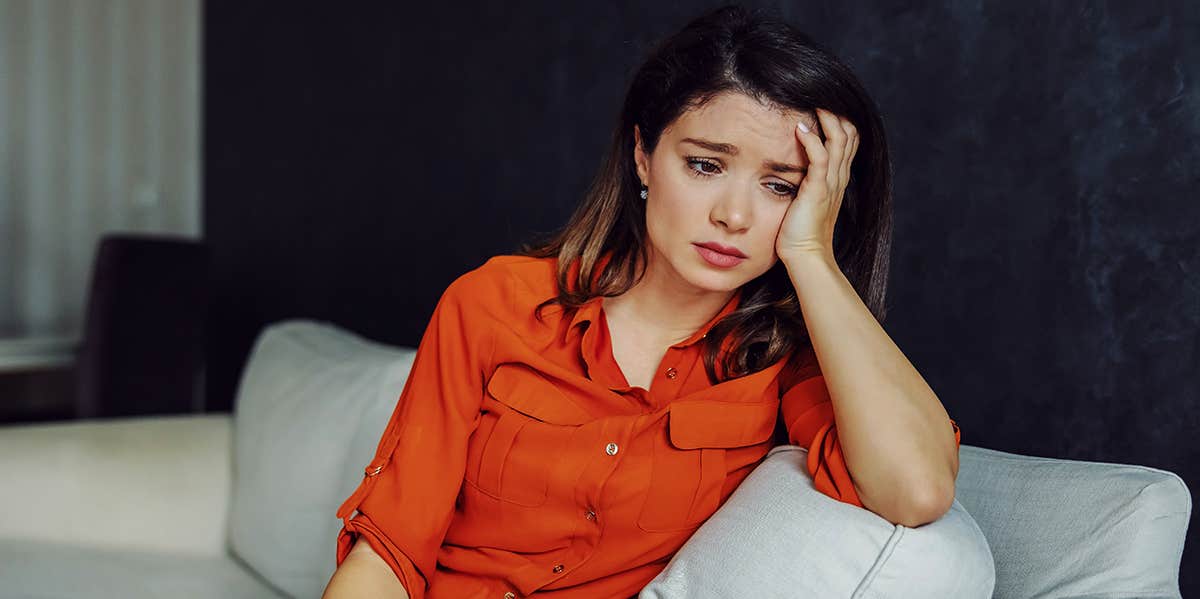 woman overthinking Overthinking: The Bane Of Every Girl's Existence