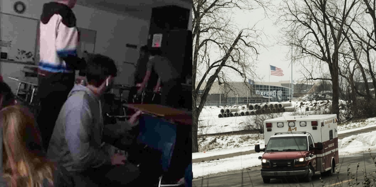 Video From Oxford High School Classroom Allegedly Shows Shooter Impersonating Sherriff Video From Oxford High School Classroom Allegedly Shows Shooter Impersonating Sherriff