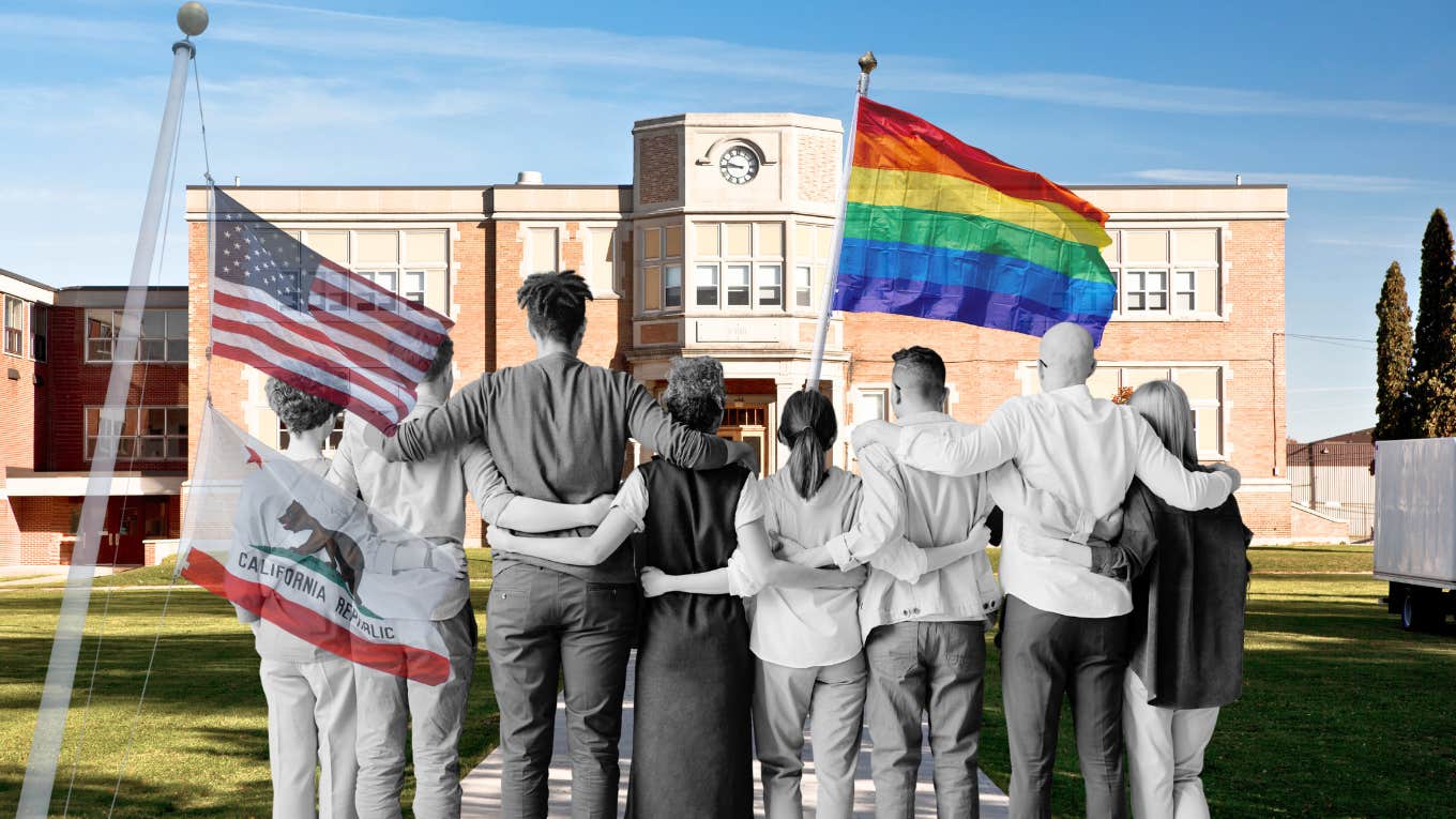 Parents upset over the schools decision to take down pride flag