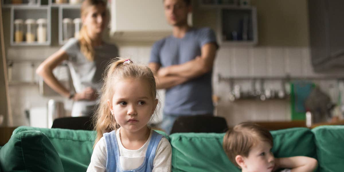 Woman Refuses To Take 50 Percent Custody Of Her Kids From Her Ex Parents arguing