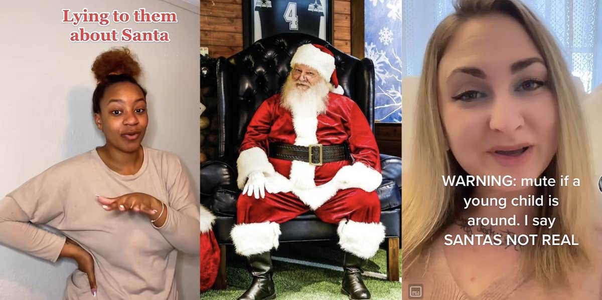 santa, parents, tiktok