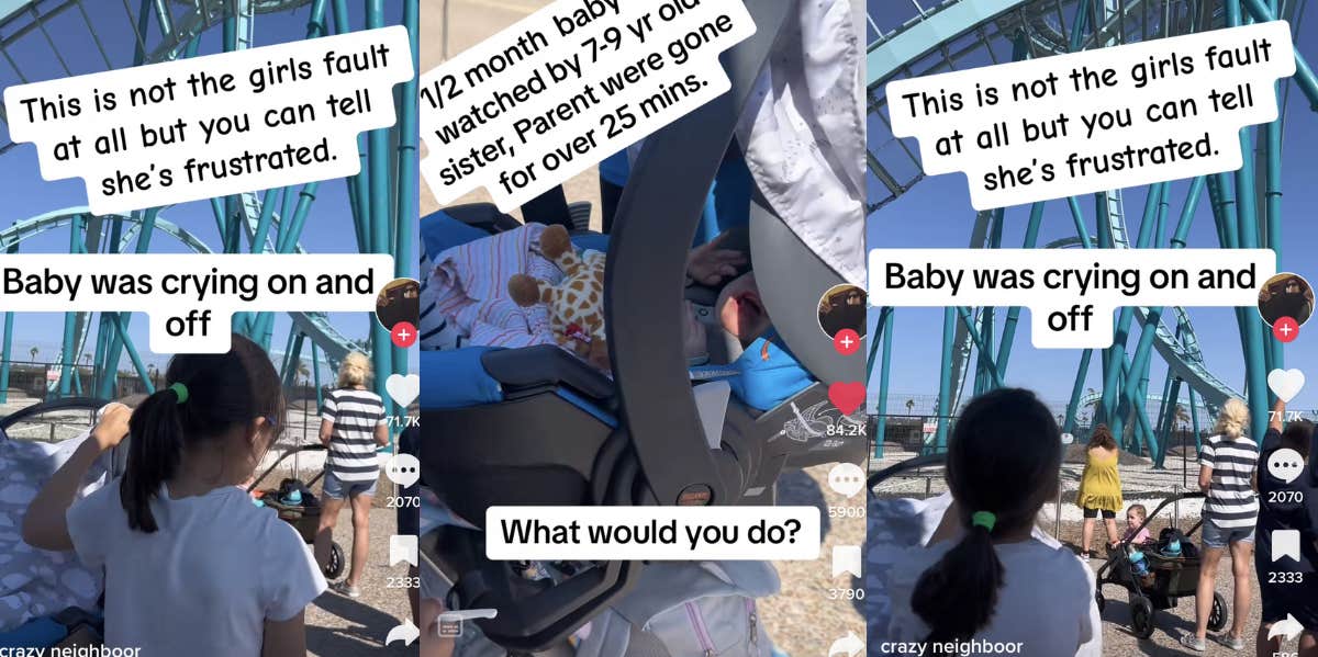 seaworld, baby, unaccompanied, parents 