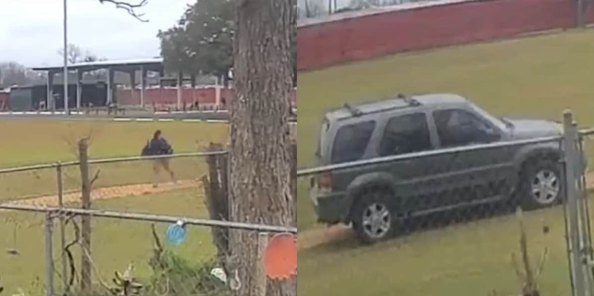 Police Investigate Video Of Woman Screaming While Being Chased By Man In SUV Woman running and screaming while gray Ford Escape chases her