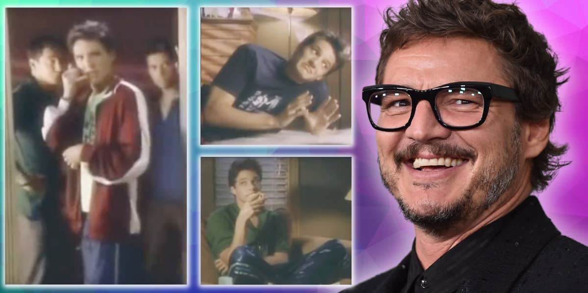 Pedro Pascal and clips of him from the 90s on "Undressed"