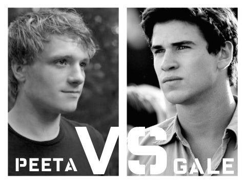 Peeta versus Gale hunger games