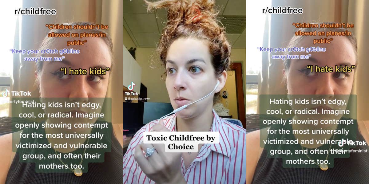 Woman Calls Out People Bragging About Being 'Child-Free' For Hating On Kids & Moms women calling out child-free people hating on parents
