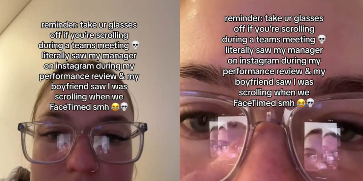 Worker Catches Boss Scrolling Through Instagram During Performance Review lanah_jones TikTok