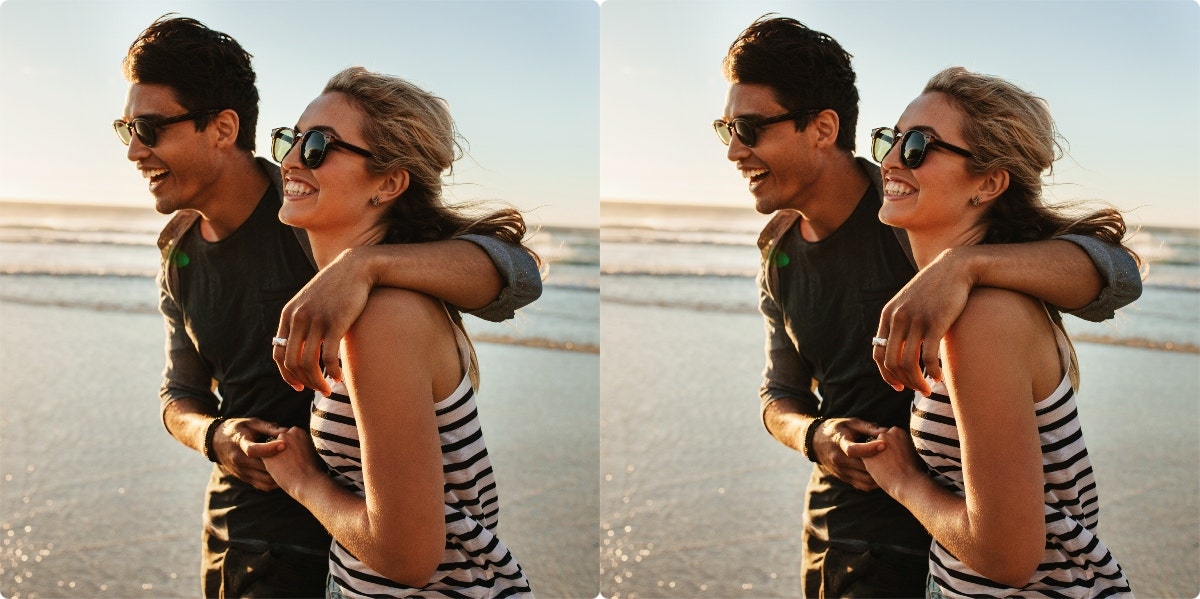 How To Let Your Personal Values Lead When Looking For Love man and woman hugging and walking on beach