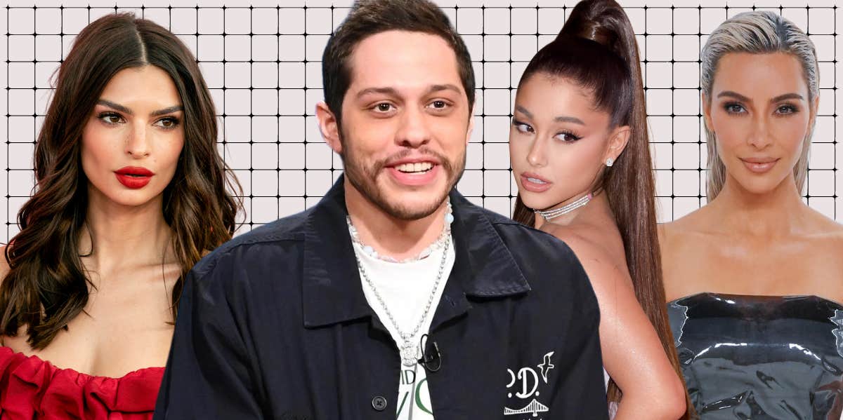 Emily Ratajkowski, Pete Davidson, Ariana Grande, Kim Kardashian