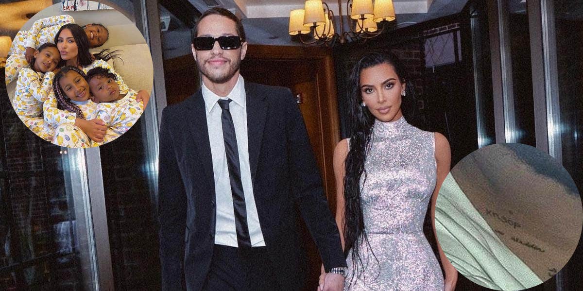 Pete Davidson Gets Tattoo For Kim Kardashian's Kids Kim Kardashian, Pete Davidson, Kids, Tattoo