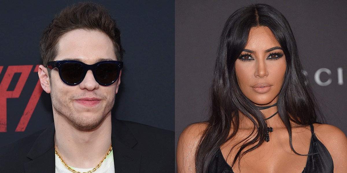 Pete Davidson and Kim Kardashian 