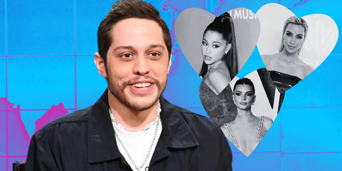 Pete Davidson, Ariana Grande, Kim Kardashian, Emily Ratajkowski