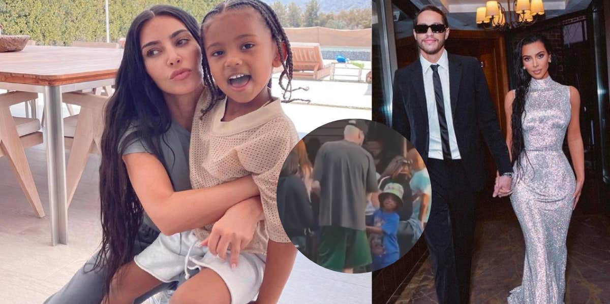 Pete Davidson & Saint West Hang Out Without Kim Kardashian In Paparazzi Video Kim Kardashian, Saint West, Pete Davidson