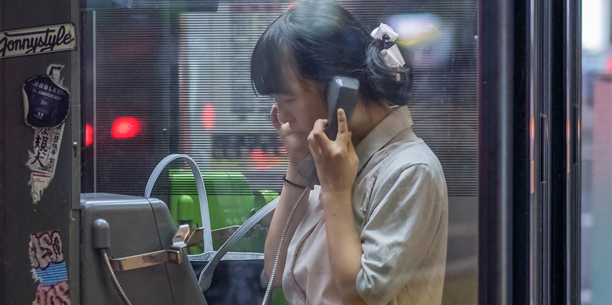 How The Phone Of The Wind Connects The Living & The Dead Girl in phone booth