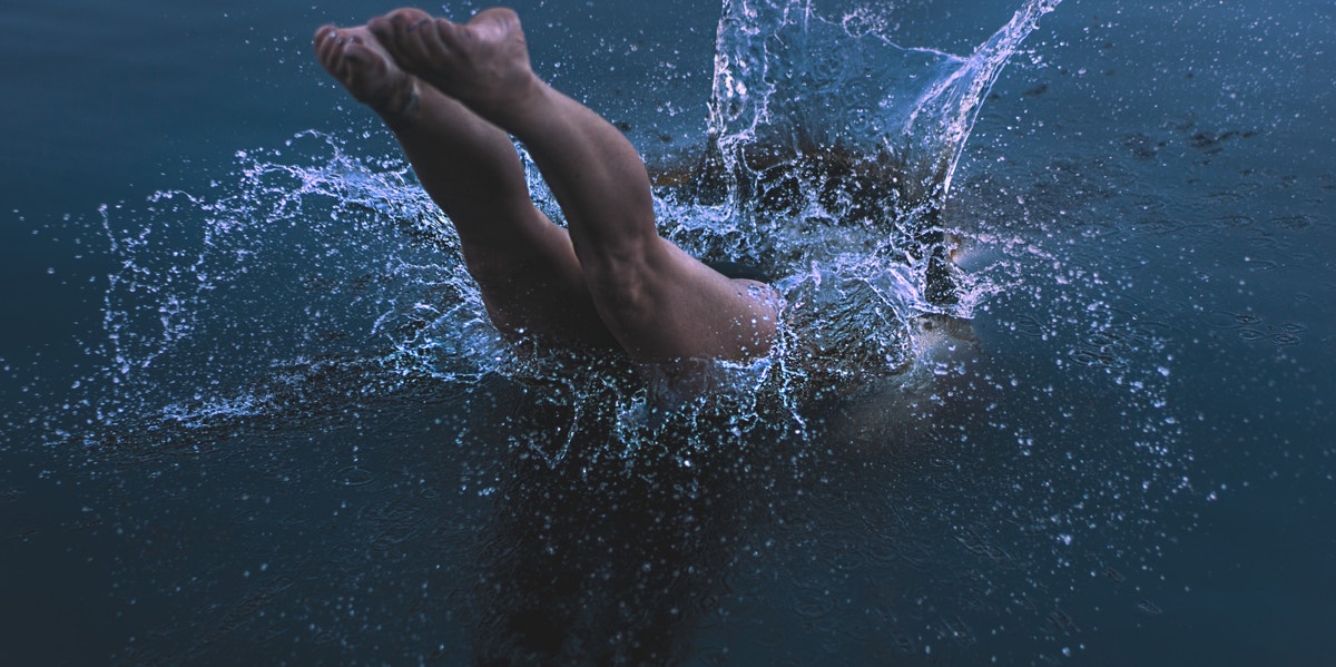 I Will Never Forget The Time I Plunged Bare Naked Into The Pacific Ocean jumping into water