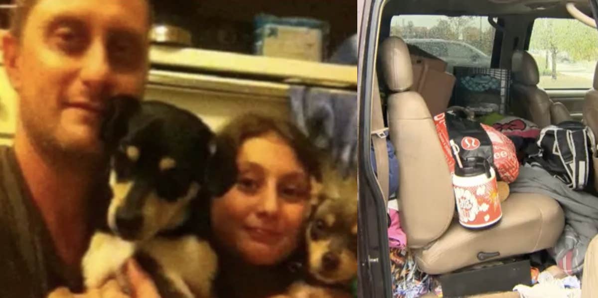 Police Discover A Father And Daughter Living In An SUV After The Little Girl Kept Arriving To School Late And Tired father, daughter, SUV, homeless