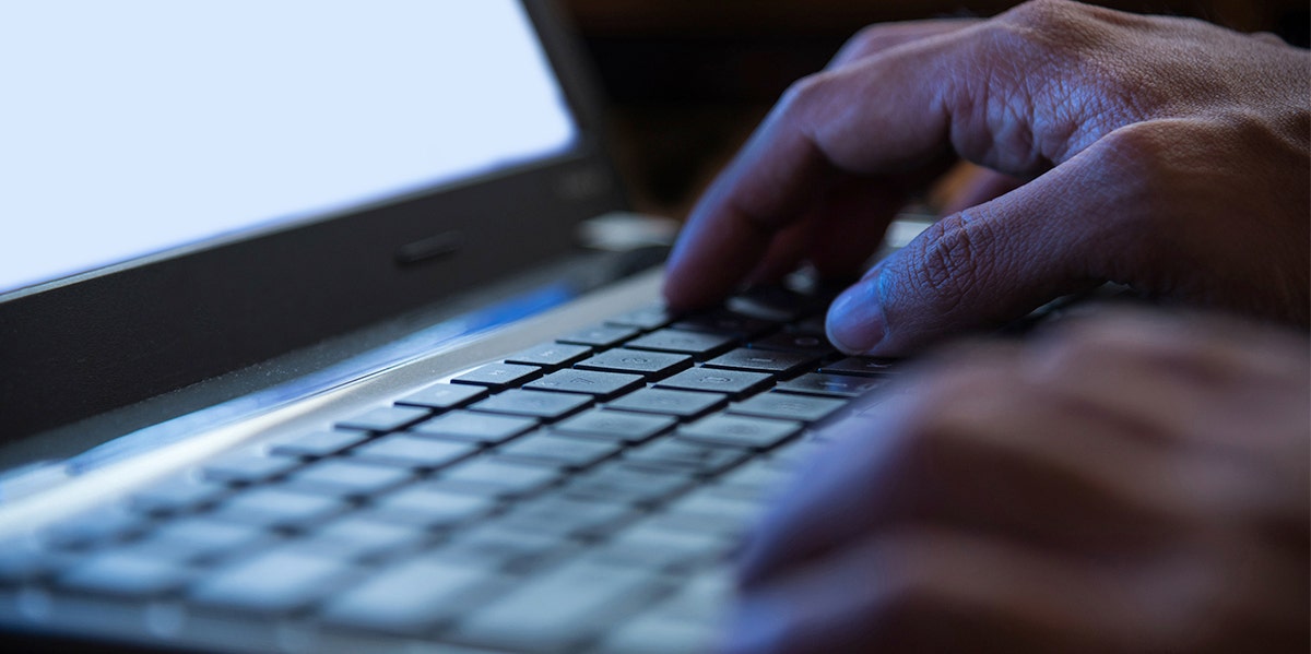 Your Porn Habit Is Masking A Much Bigger Problem person on keyboard