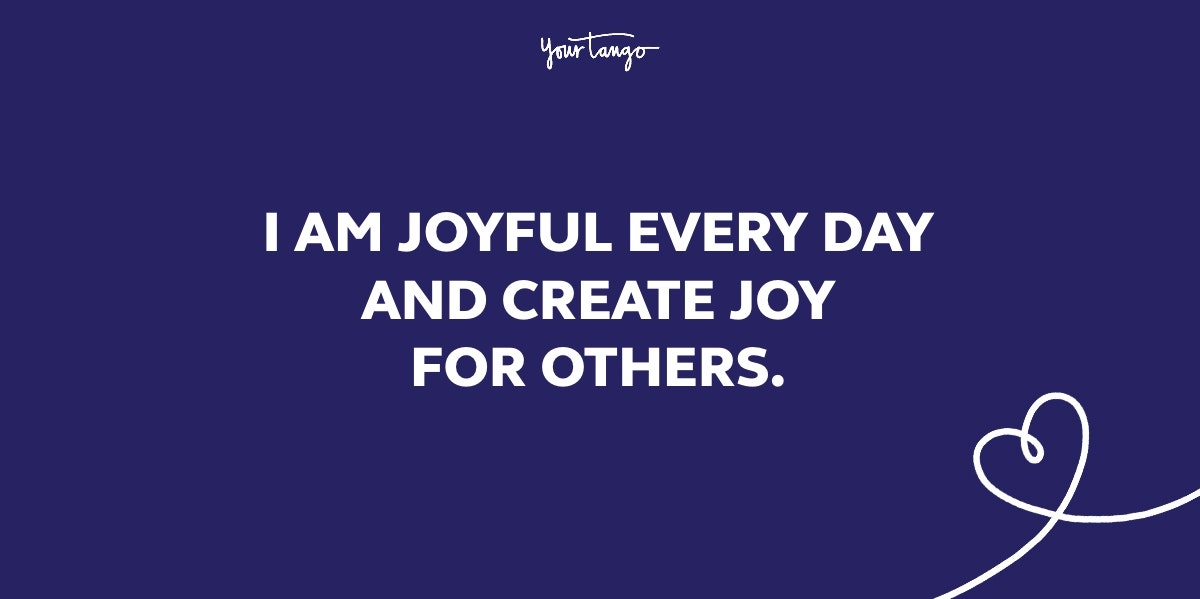 Affirmations for happiness and love for life –