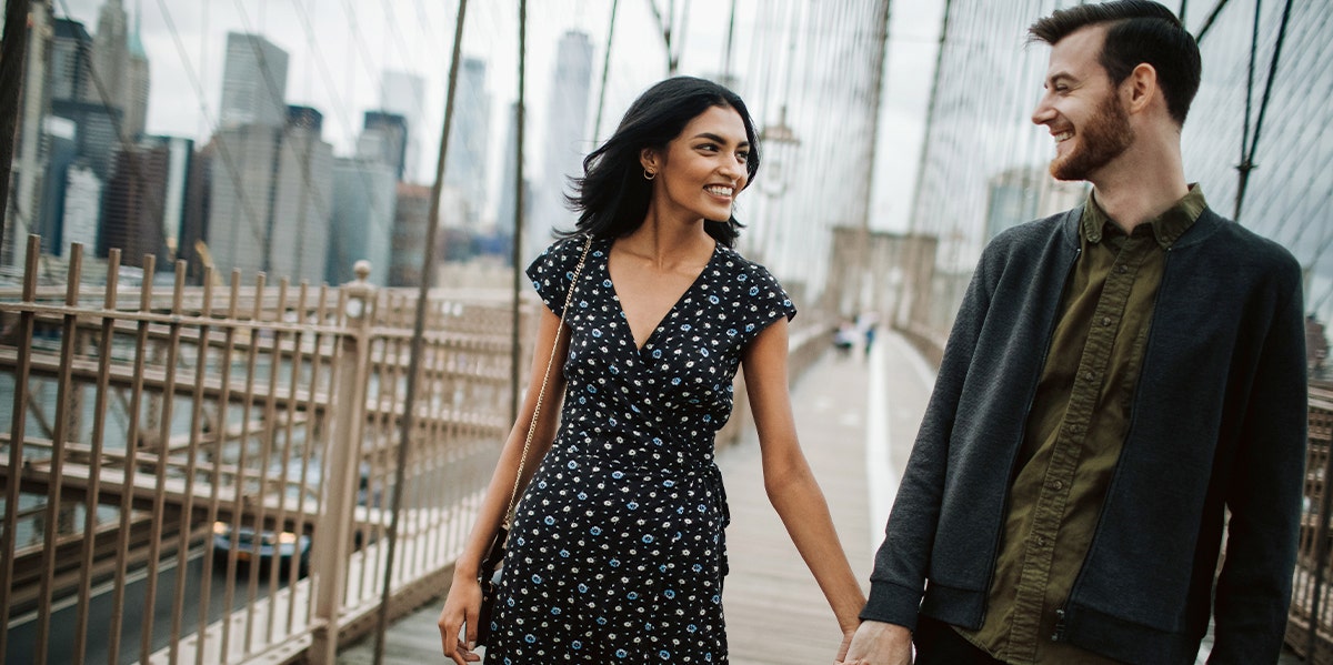 couple holding hands