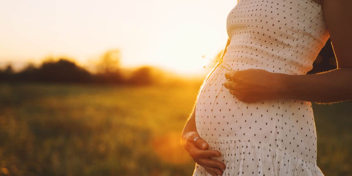 Woman Shocked To Learn That Her Friend Didn't Tell His Wife He Was Her Sperm Donor Pregnant woman