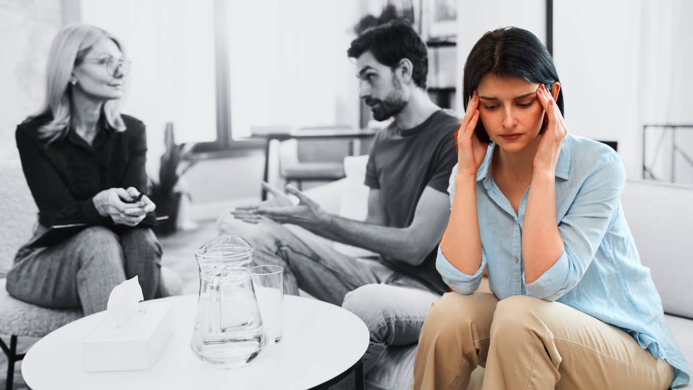 Psychologist Explains What The Pretty, So-Called Crazy Wife Was Like As A Child man and woman in couples therapy