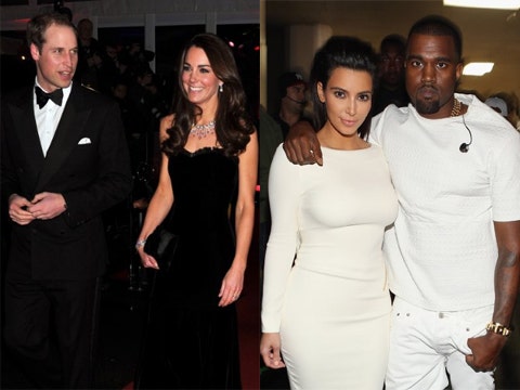 The Royal Baby Vs. The Kimye Baby