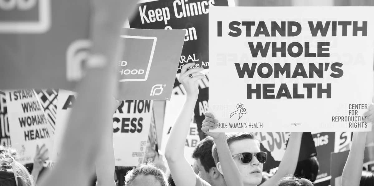 If You're Actually Pro-Life, These Are The Things You Should Care About pro-choice protest