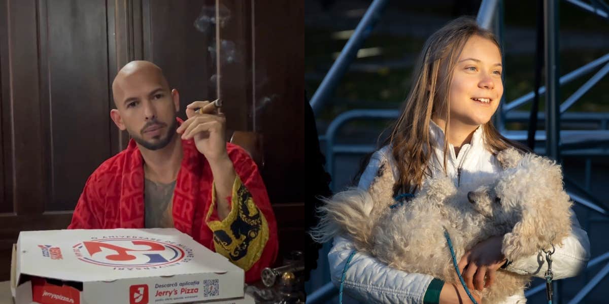 Professional Kickboxer Picks Fight With Teenage Girl — Loses & Makes A Cringe Video Trying To Roast Her Andrew Tate, Greta Thunberg