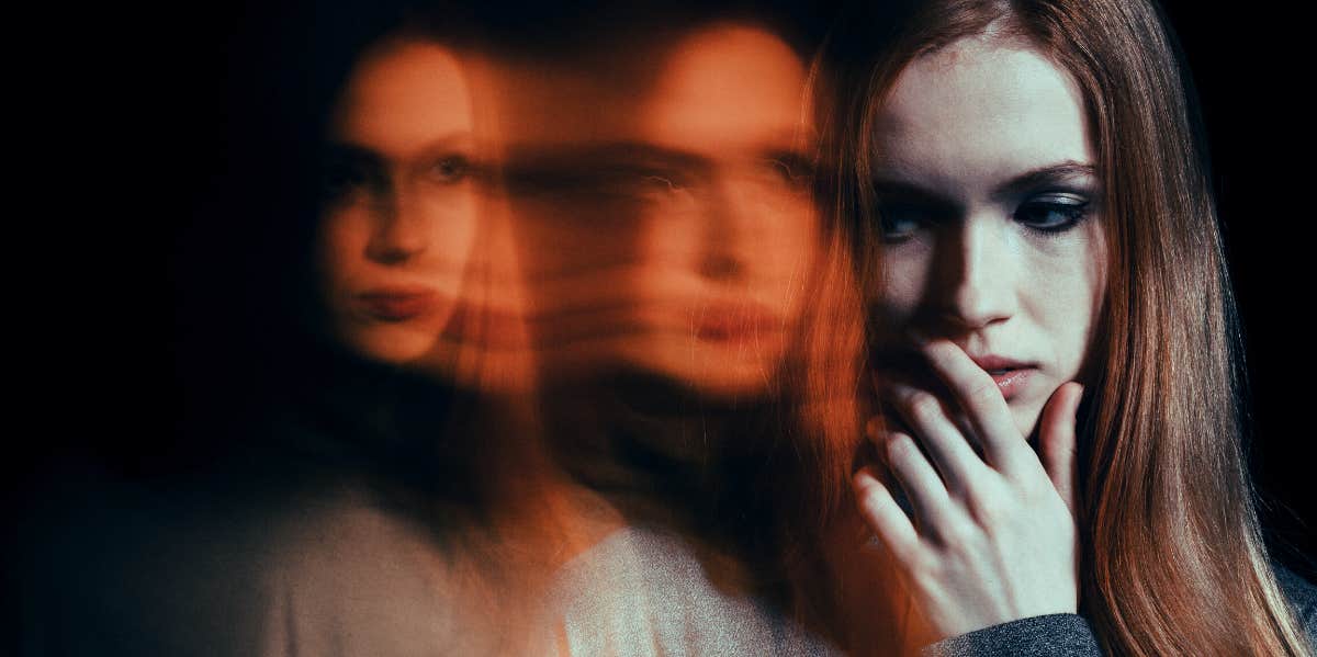 Yes, You Can Get PTSD From Emotional Abuse In A Relationship young redheaded woman with PTSD from emotional abuse