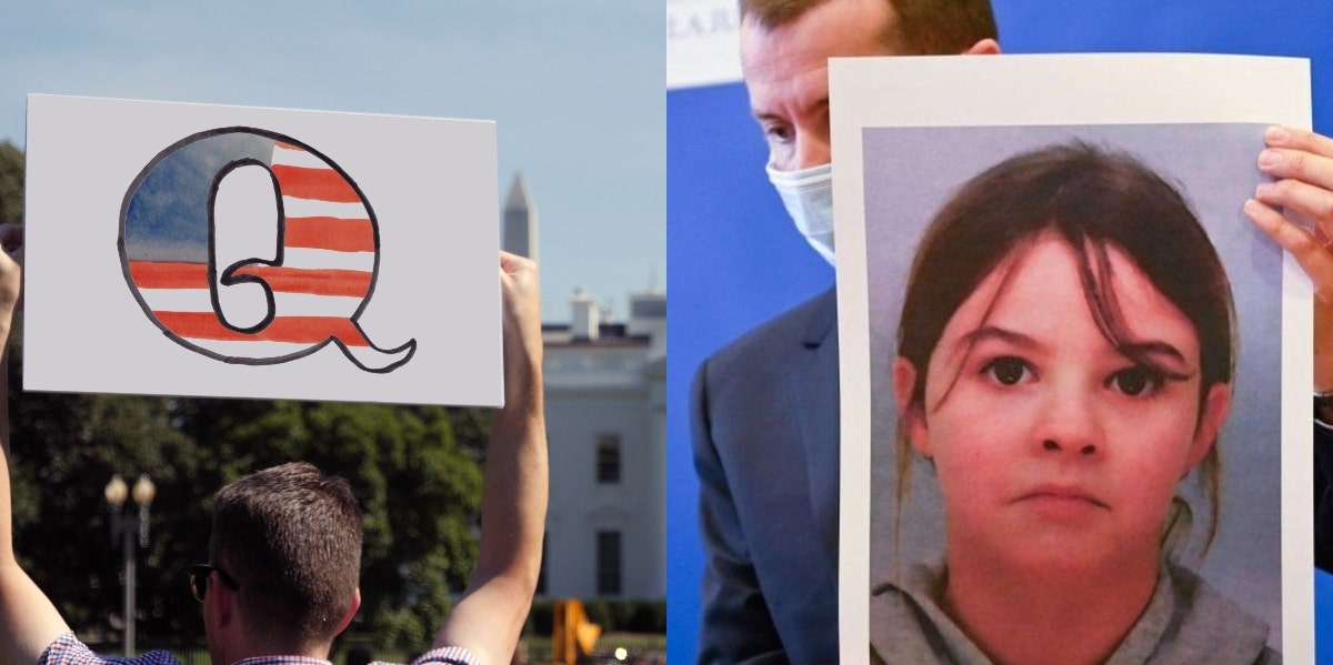 How Lola Montemaggi Was Influenced By QAnon To Kidnap Her Daughter Mia Montemaggi Kidnapped Poster