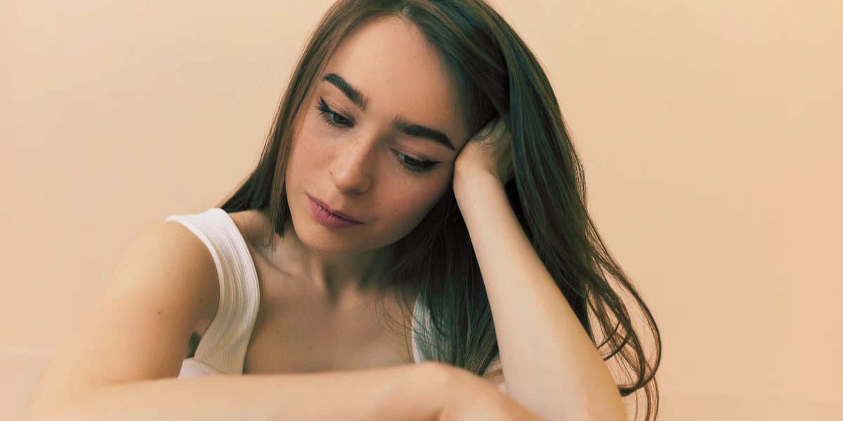 Questions To Ask Yourself When You're Feeling Lost sad woman
