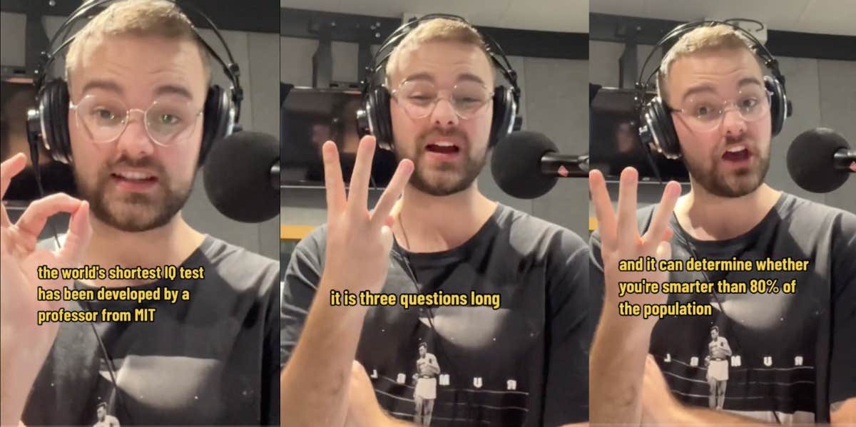 Quick IQ Test Shows If You’re Smarter Than 80% Of People @_notjustjosh quick iq test TikTok