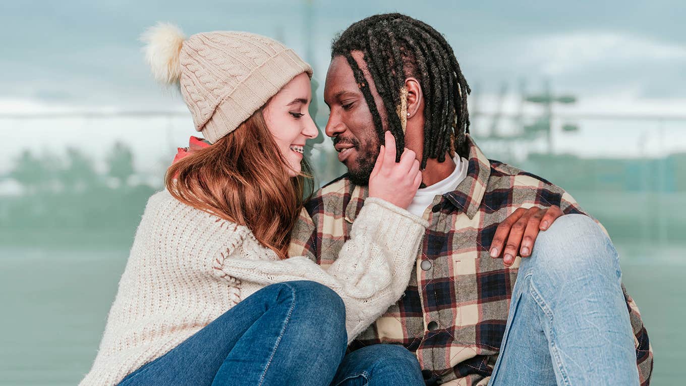 couple sitting together