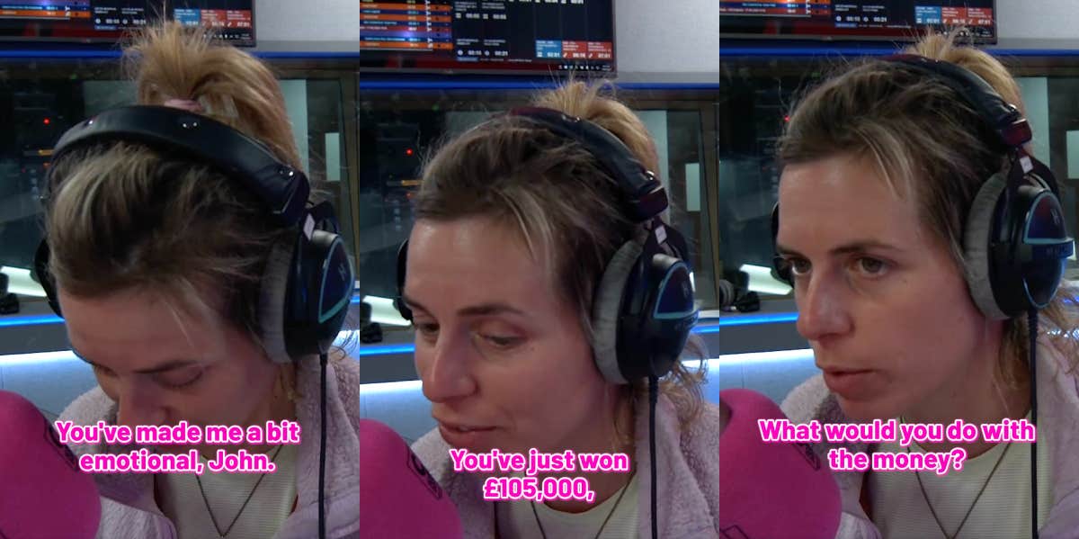 Radio Host Tells Man He's Won $130,000 Cash Prize & His Response Had Her Tearing Up Hattie Pearson