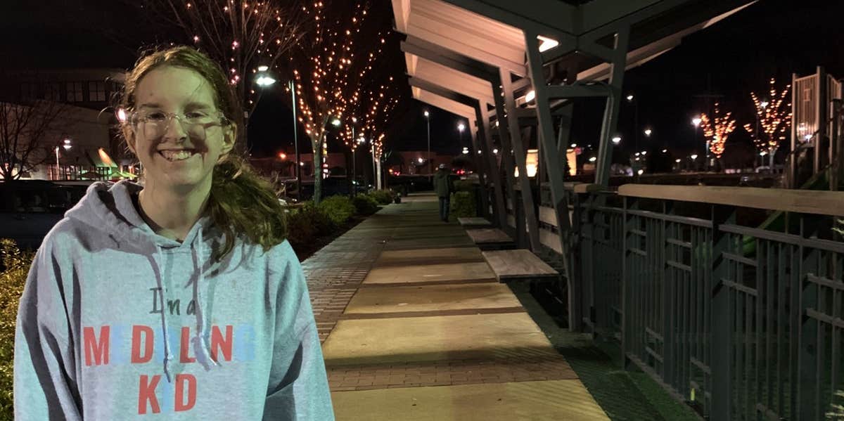I Raised My Child In A Shopping Mall Isabel in 2019, only steps away from our condo, in the mall.