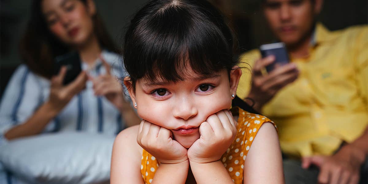 The Real Reason Why Many People Make Terrible Parents bad parents and sad daughter