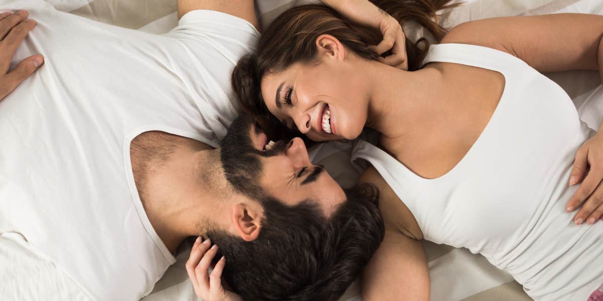 10 Realistic Pieces Of Marriage Advice That Actually Work husband and wife gazing at each other