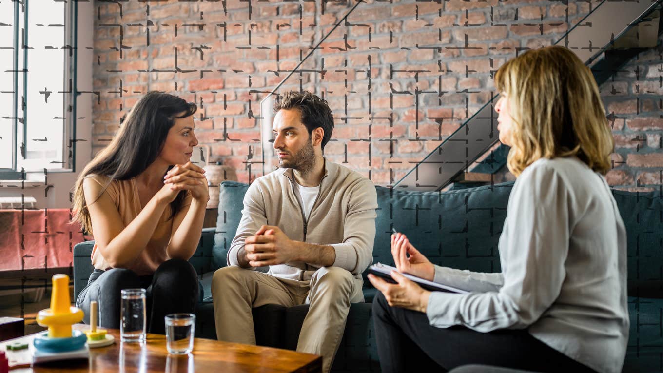 Couple in therapy 