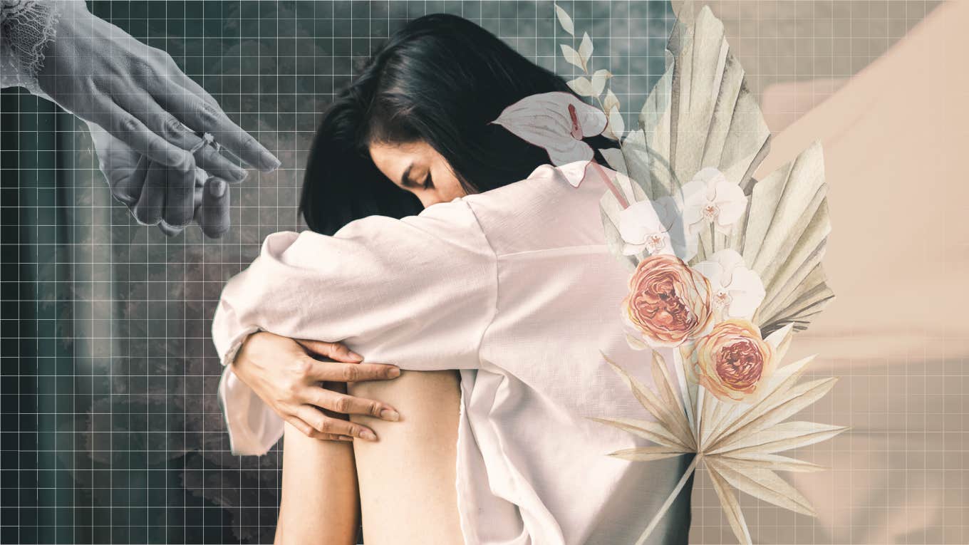10 Really Surprising Reasons Women Turn To Divorce Lonely woman, sitting on the floor post divorce