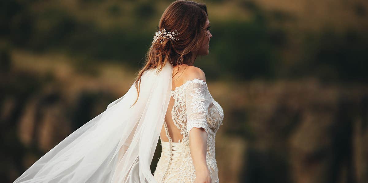 Why You Should Reconcile With Your Estranged Father Before Your Wedding Day bride on wedding day
