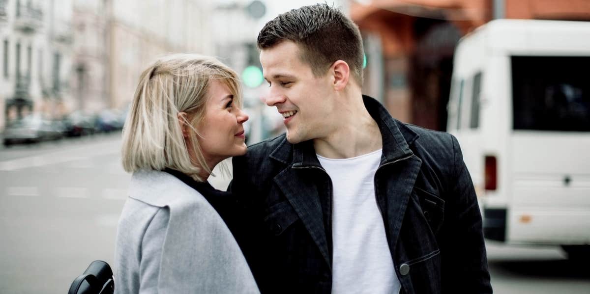 Why I Refuse To Rush Into A Relationship With Someone woman and man flirting