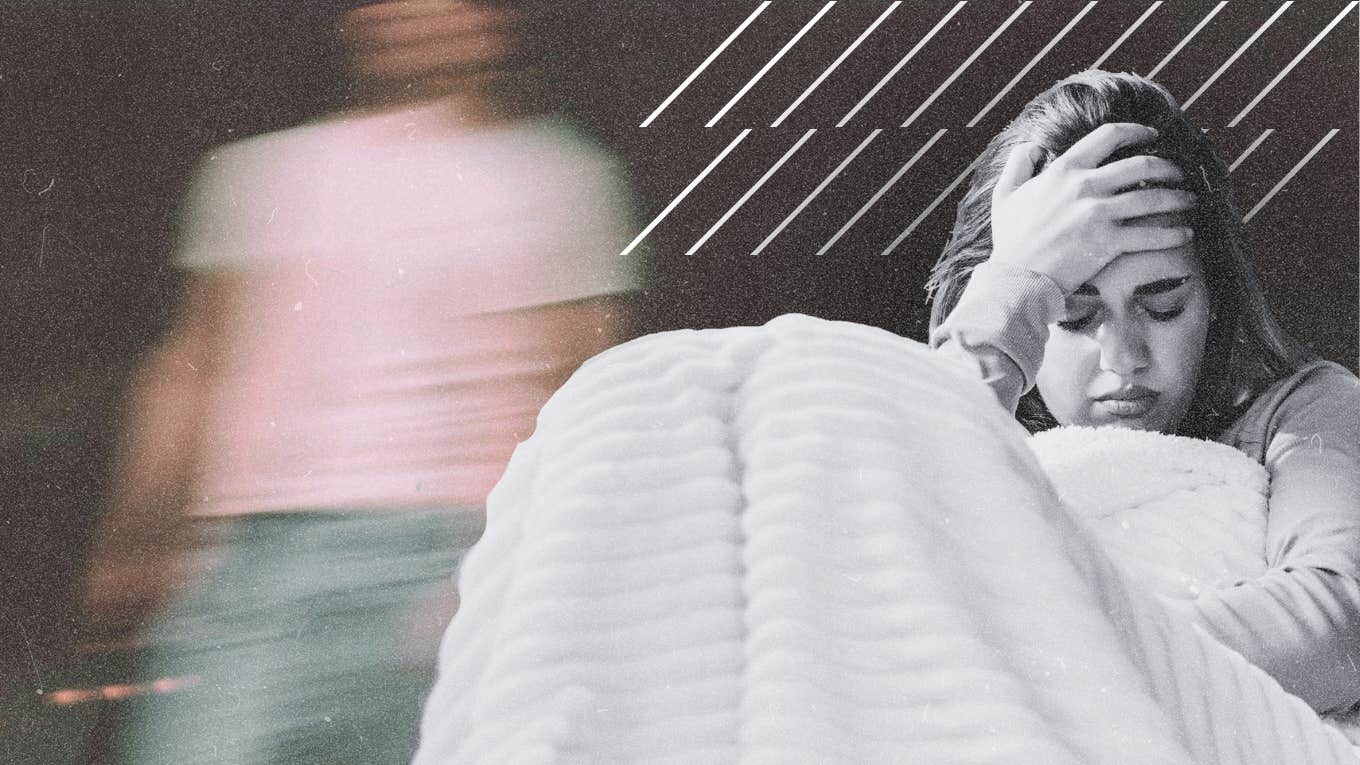 5 Ways To Save Yourself From A Toxic Relationship That’s Making You Sick Woman physically ill from toxic relationship wearing on her