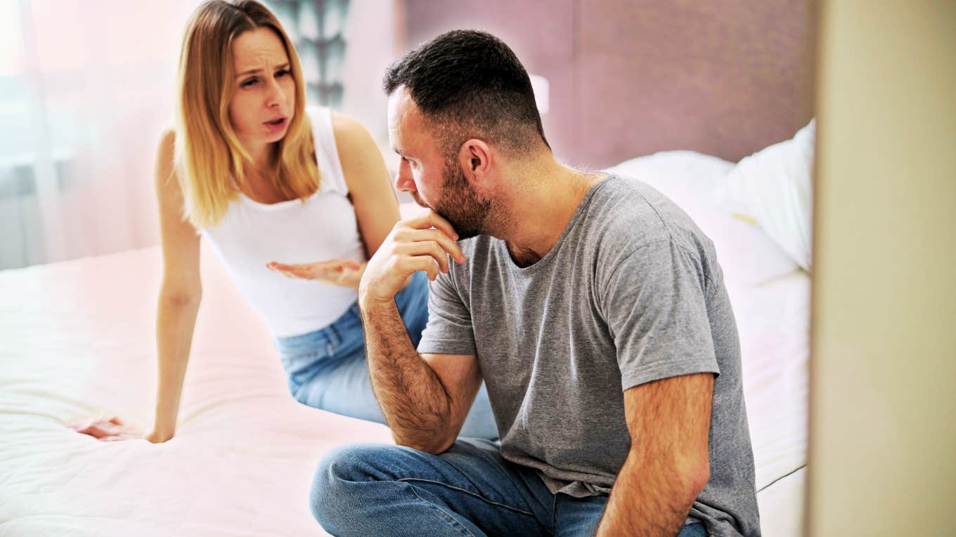 5 Tiny Signs You're Not Taking Good Care Of Your Relationship couple having relationship problems