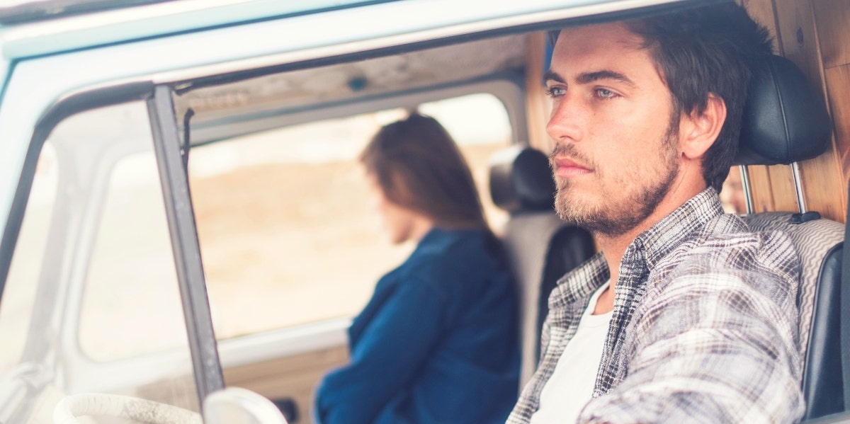 relationship questions man and woman in the car