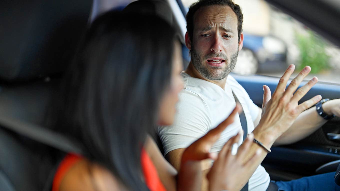 10 Tiny Signs He Is So Wrong For You On All Levels man yelling at woman in car