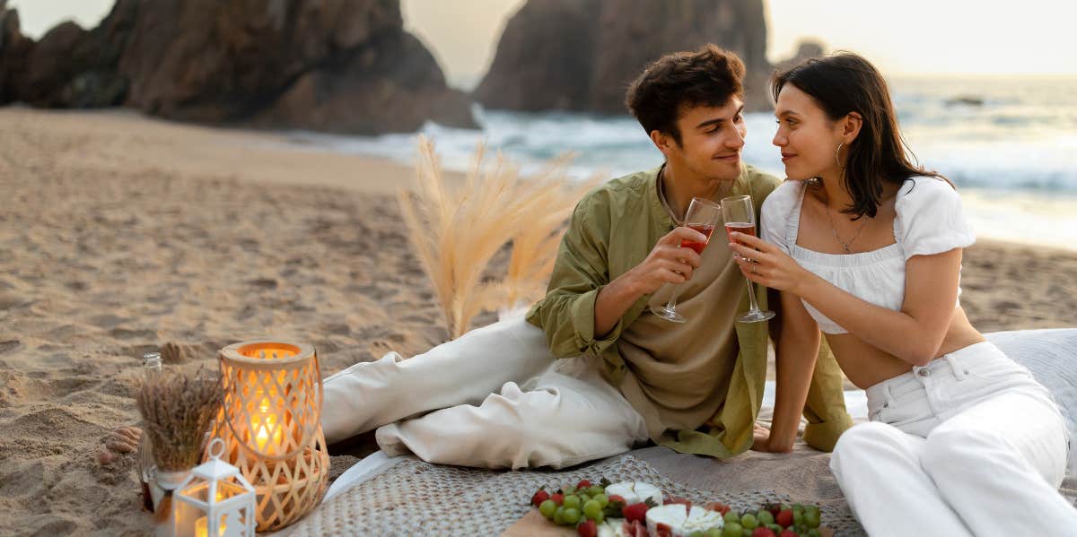 couple at the beach