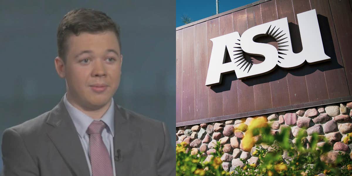 Does Kyle Rittenhouse Deserve To Be Kicked Out Of Arizona State University? Kyle Rittenhouse and Arizona State University sign