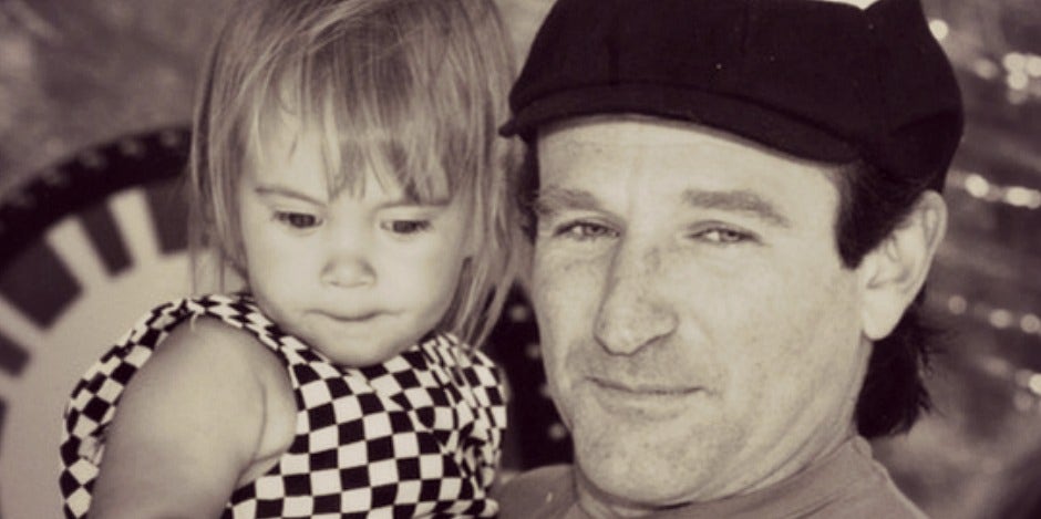Robin Williams and Zelda Williams Robin Williams and Zelda Williams