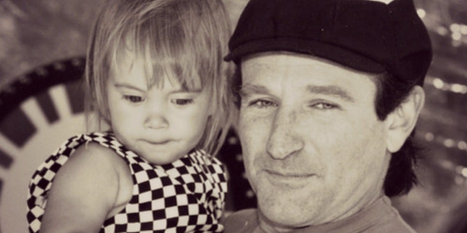 Robin Williams and Zelda Williams